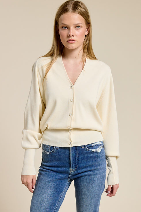 LUXE CASHMERE BLEND CARDI